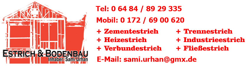 S. Urhan - Estrich und Bodenbau